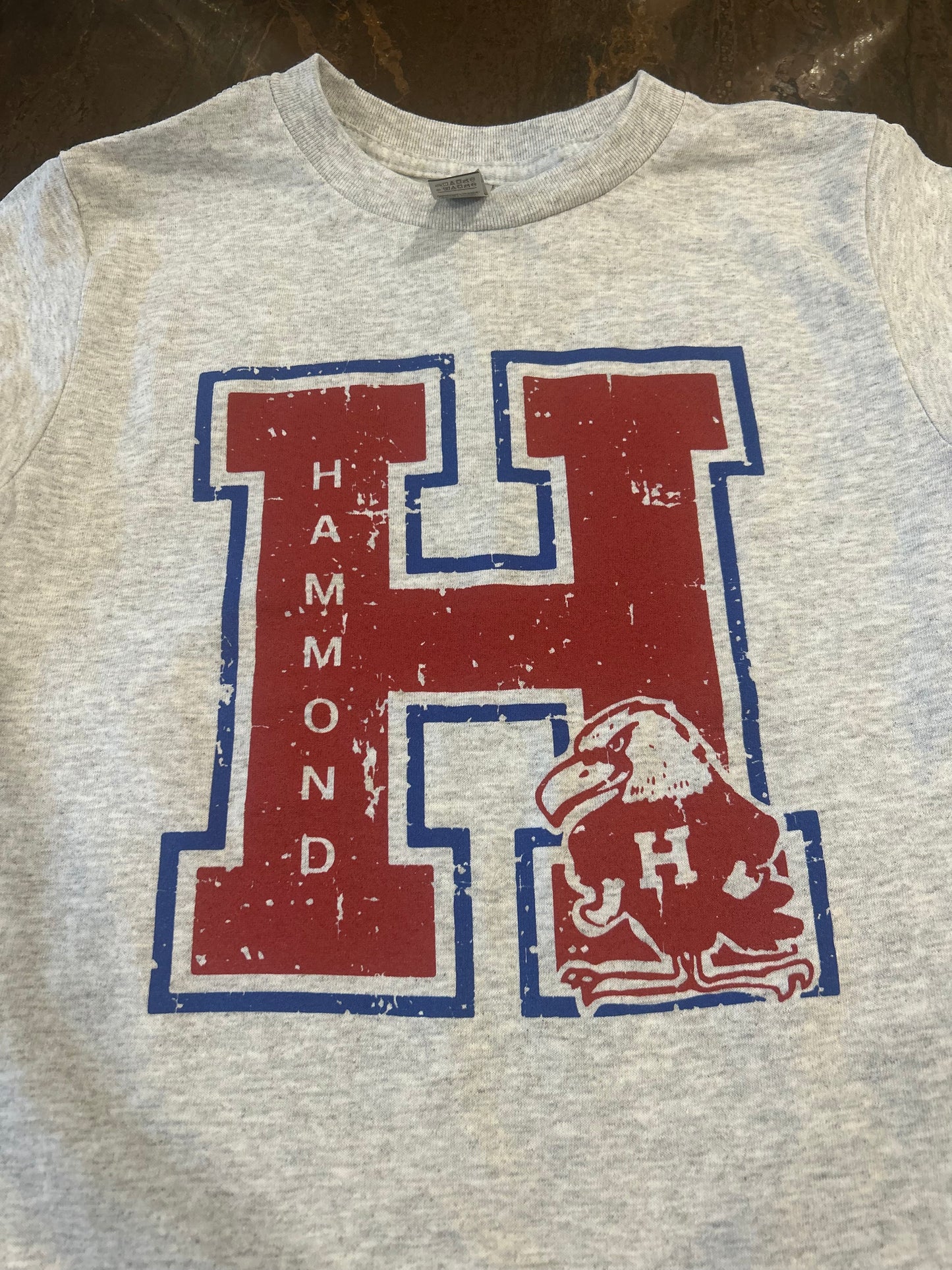 Gray Vintage Skyhawks T-Shirt- YOUTH