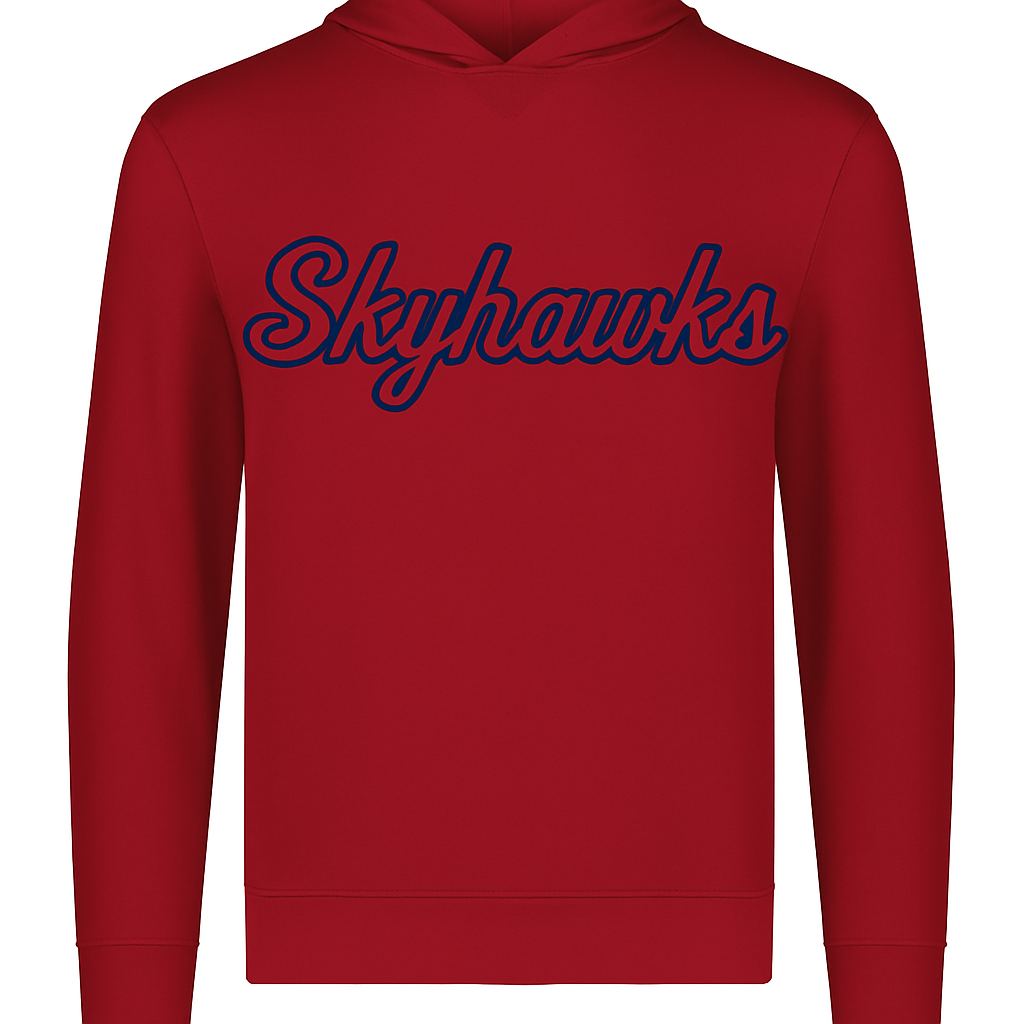 Lightweight Red Skyhawks Hoodie YOUTH