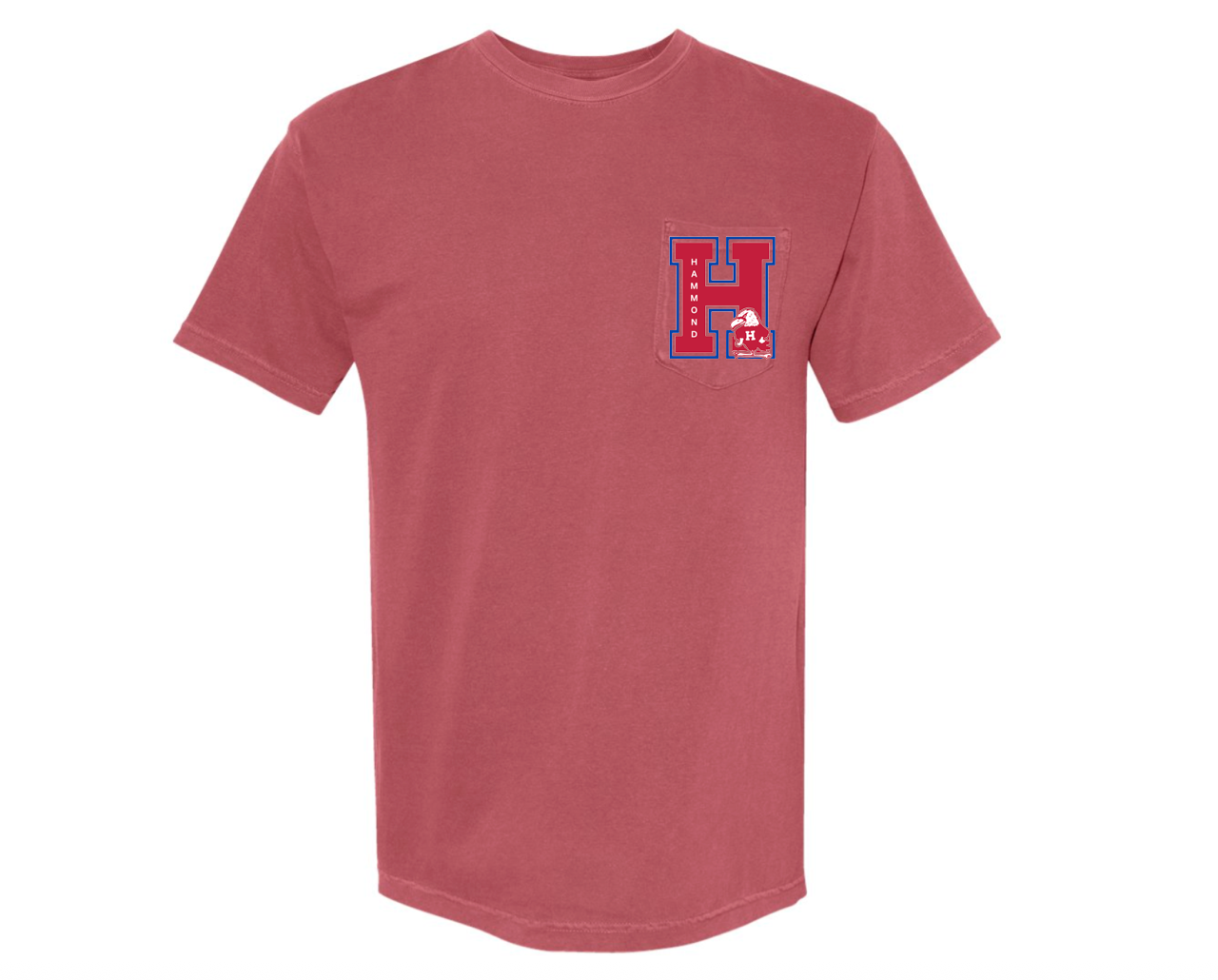 Red Comfort Colors Hammond Tee Adult