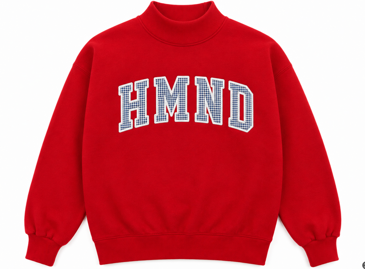 Youth Duothread Red Mockneck
