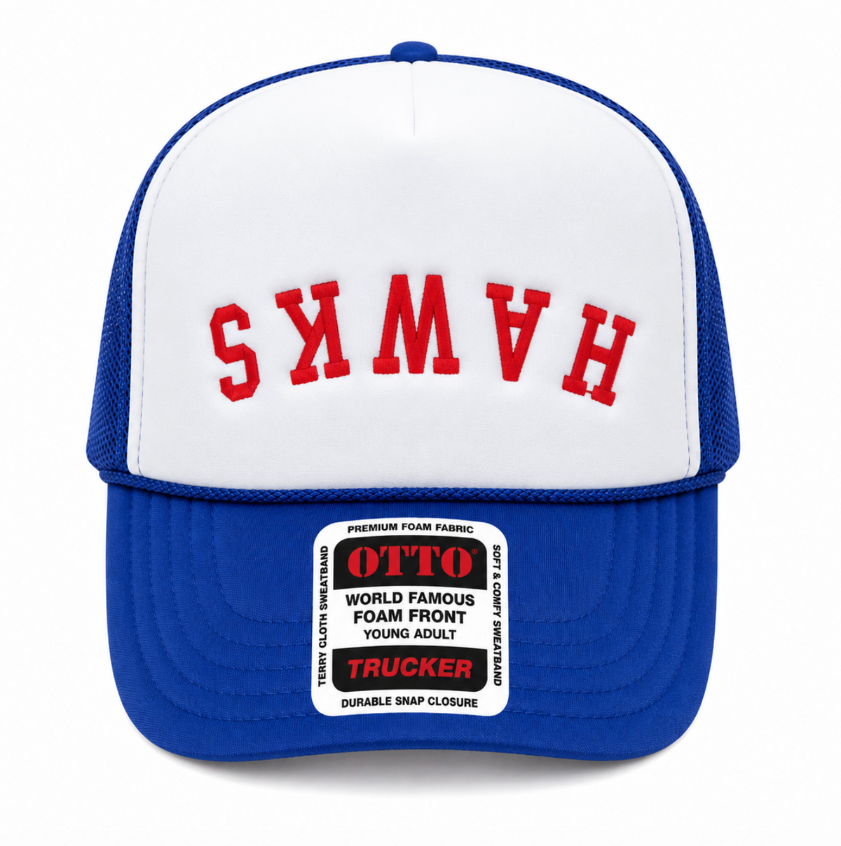 Youth Royal Upside Down "Hawks" Otto Trucker Rope Hat