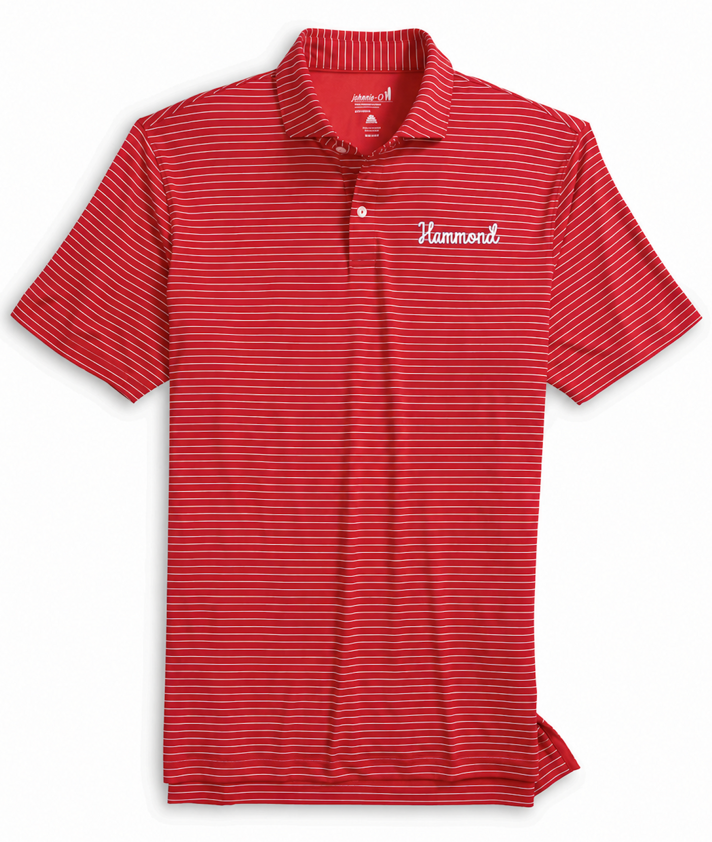 Adult Red Johnnie O Polo with Hammond Logo