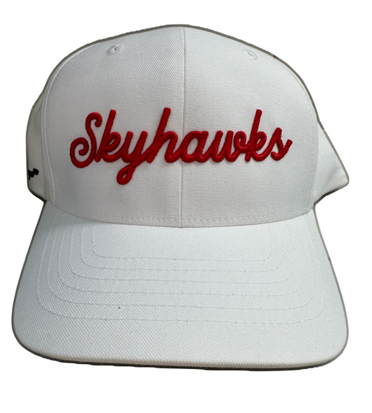 Skyhawk Script Hat in Red