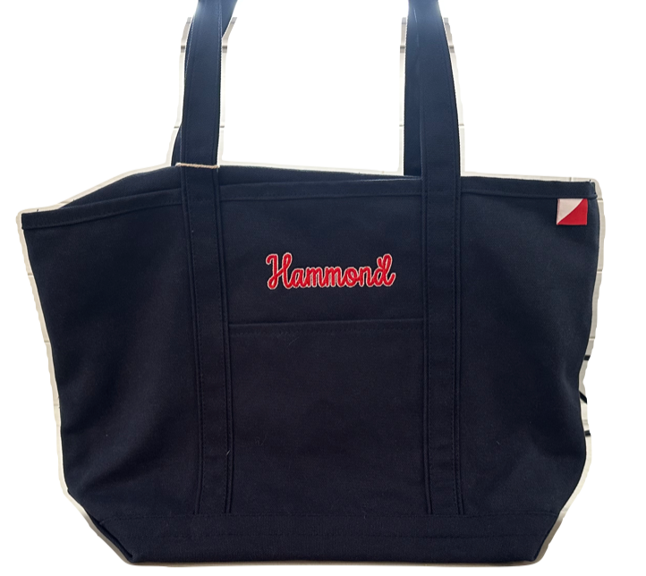 Navy Canvas Hammond Bag