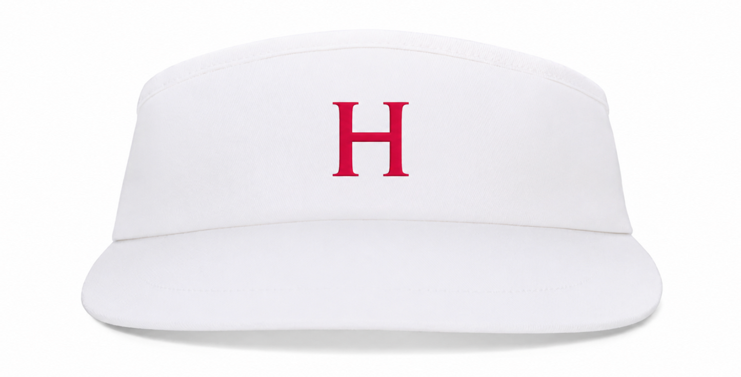White Visor with "H"