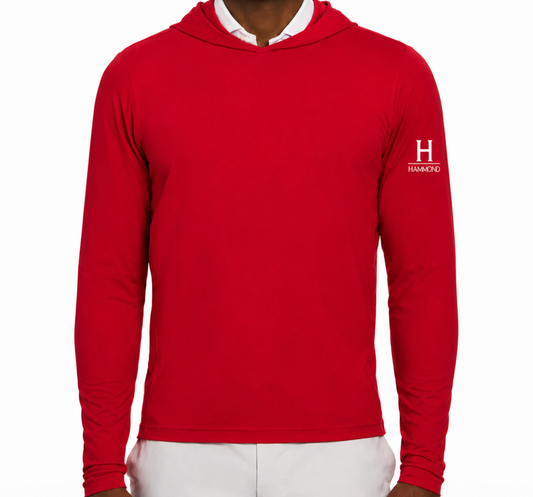 Adult Holderness and Bourne Red Hoodie
