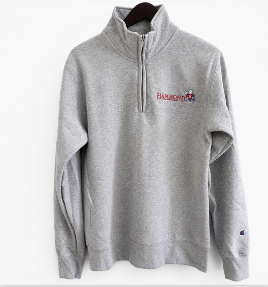 Grandparent Quarterzip Sweatshirt Gray