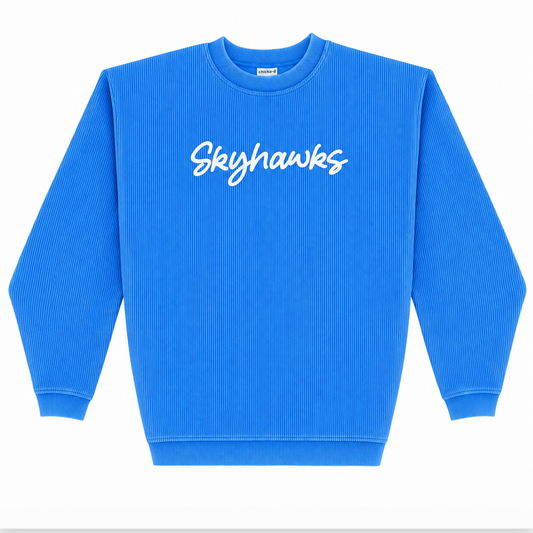 Adult Chicka-d "Skyhawks" Sweatshirt Royal