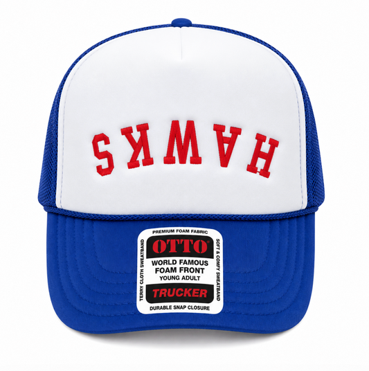 Youth Royal Upside Down "Hawks" Otto Trucker Rope Hat
