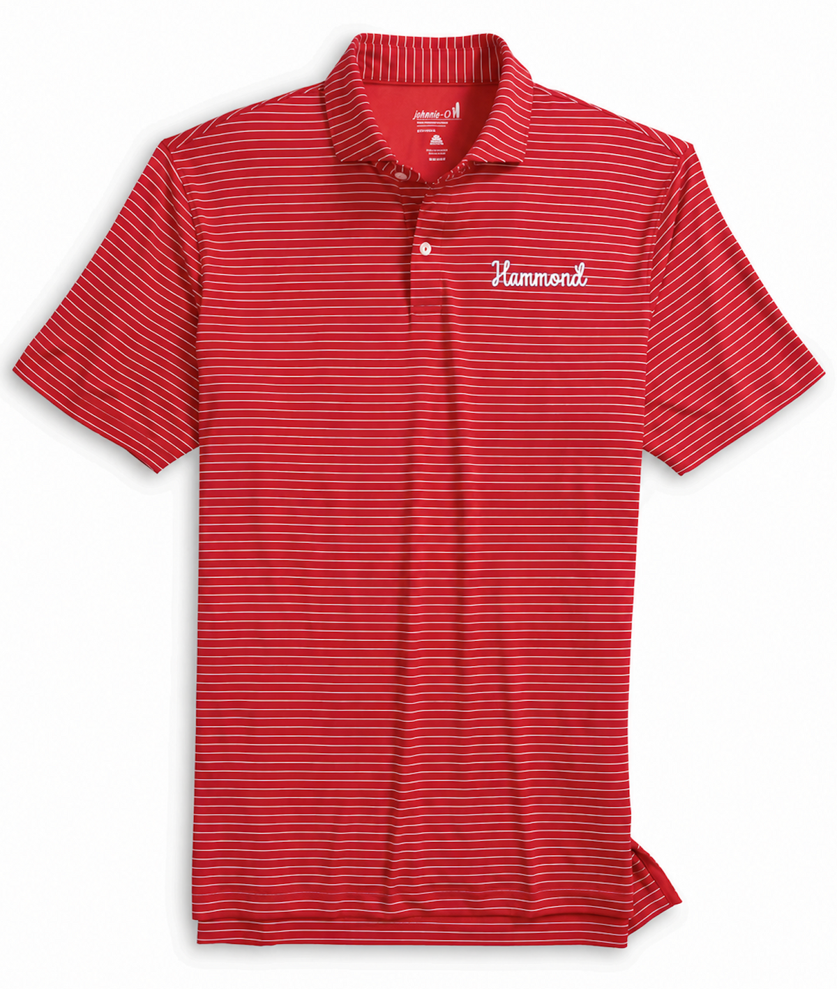 Adult Red Johnnie O Polo with Hammond Logo